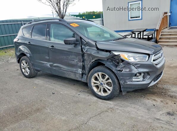 1FMCU9GD0JUA80999 2018 FORD ESCAPE Charcoal Front right