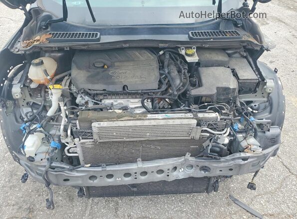 1FMCU9GD0JUB72789 2018 FORD ESCAPE Серый Вид задней части салона