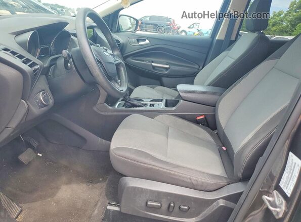 1FMCU9GD0JUB72789 2018 FORD ESCAPE Серый Вид салона спереди