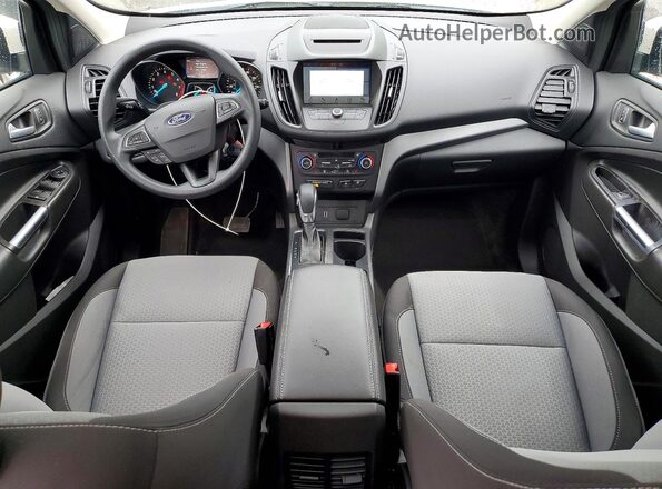 1FMCU9GD0JUC24485 2018 FORD ESCAPE White Dashboard view
