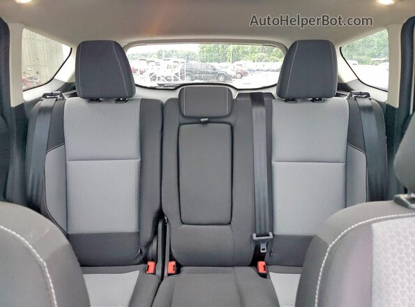 1FMCU9GD0JUC24485 2018 FORD ESCAPE White Rear seats view