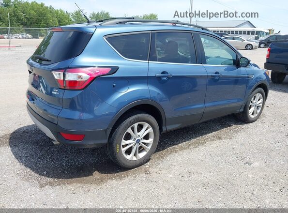 1FMCU9GD0JUC38824 2018 FORD ESCAPE Blue Trasero derecho