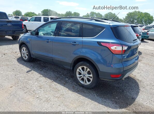 1FMCU9GD0JUC38824 2018 FORD ESCAPE Blue Trasero izquierdo