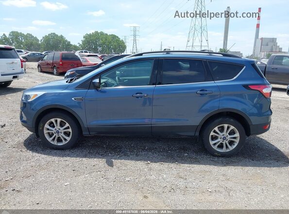 1FMCU9GD0JUC38824 2018 FORD ESCAPE Blue Vista interior de 360 grados