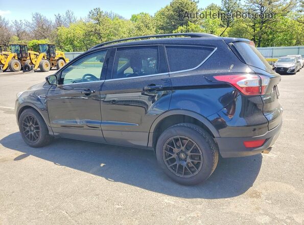 1FMCU9GD0JUC40685 2018 FORD ESCAPE Черный Задняя левая четверть