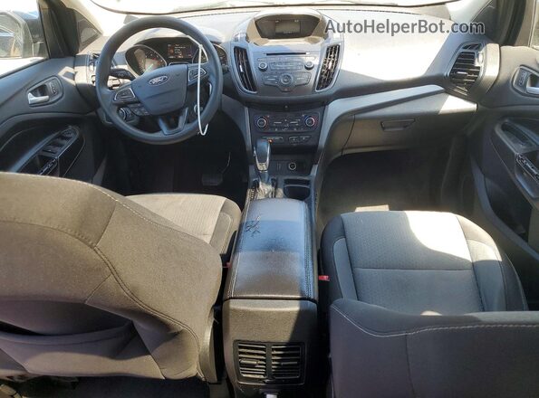 1FMCU9GD0JUC40685 2018 FORD ESCAPE Черный Вид панели приборов