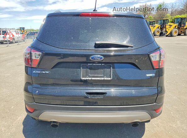 1FMCU9GD0JUC40685 2018 FORD ESCAPE Черный Вид сзади