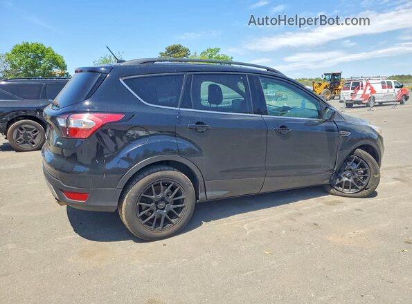 1FMCU9GD0JUC40685 2018 FORD ESCAPE Черный Задняя правая четверть