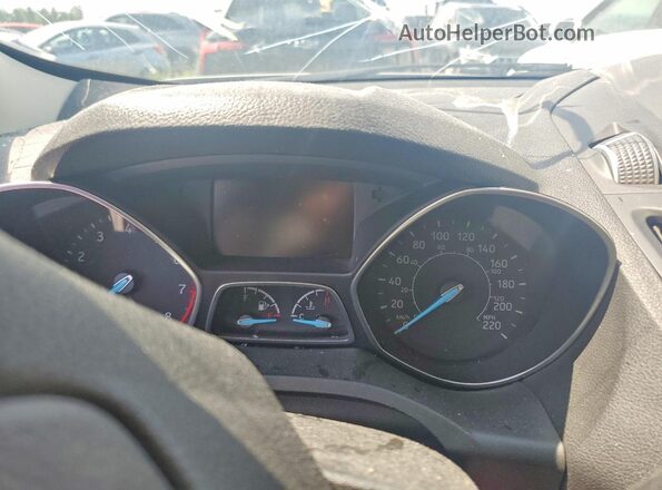 1FMCU9GD0JUC92320 2018 FORD ESCAPE Серебряный Вид щитка приборов