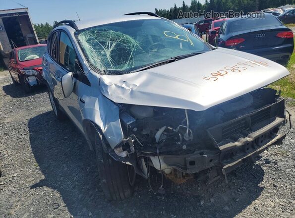 1FMCU9GD0JUC92320 2018 FORD ESCAPE Серебряный Передняя правая четверть