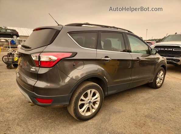 1FMCU9GD0JUC98408 2018 FORD ESCAPE Gray უკანა მარჯვენა