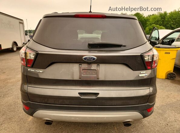 1FMCU9GD0JUC98408 2018 FORD ESCAPE Gray უკანა ხედი