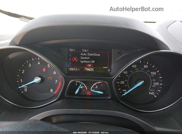 1FMCU9GD0JUD07401 2018 FORD ESCAPE Gray უკანა სავარძლების ხედი