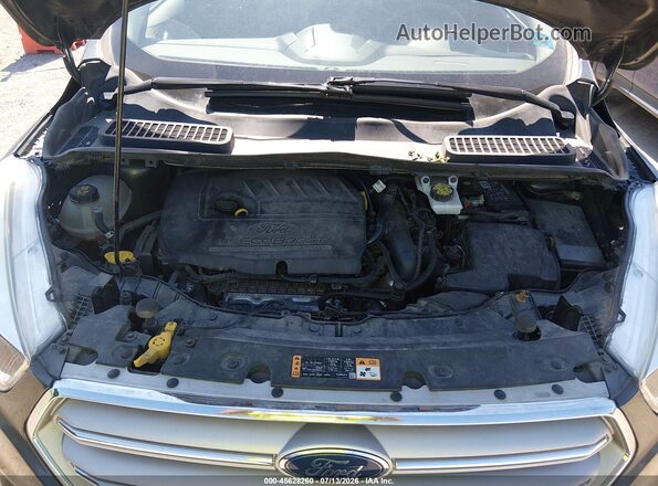 1FMCU9GD0JUD07401 2018 FORD ESCAPE Gray უკანა ხედი