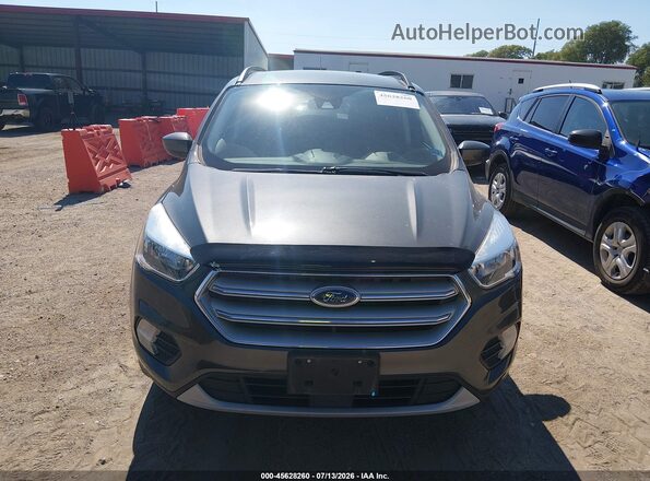 1FMCU9GD0JUD07401 2018 FORD ESCAPE Gray ხელსაწყოთა პანელის ხედი