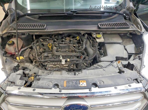 1FMCU9GD0KUC05761 2019 FORD ESCAPE Gray ძრავის განყოფილების ხედი