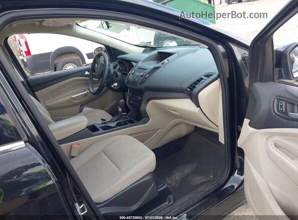 1FMCU9GD1HUA73232 2017 FORD ESCAPE Black Вид салону спереду