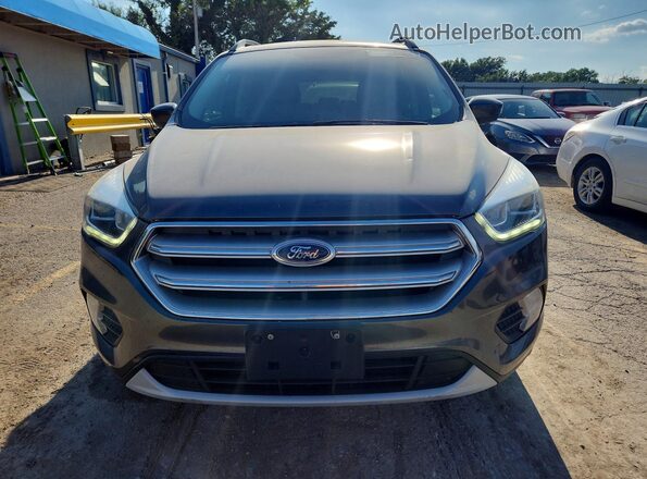 1FMCU9GD1HUA82173 2017 FORD ESCAPE Gray Вид спереду
