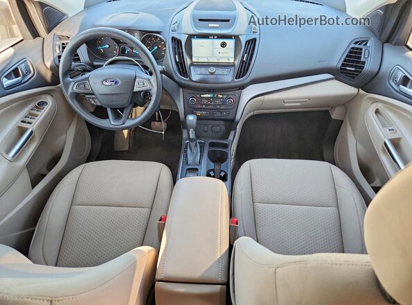 1FMCU9GD1HUA82173 2017 FORD ESCAPE Gray Вид панелі приладів