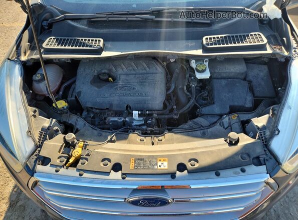 1FMCU9GD1HUA82173 2017 FORD ESCAPE Gray Вид підкапотного простору