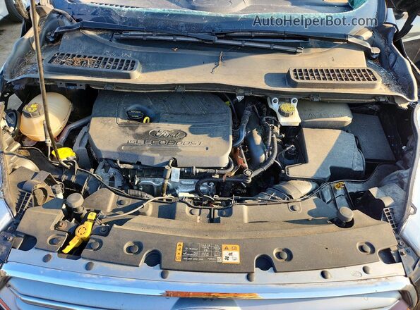 1FMCU9GD1HUA86854 2017 FORD ESCAPE Black Vista del compartimento del motor