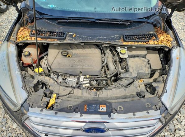 1FMCU9GD1HUB93659 2017 FORD ESCAPE Black Շարժիչի բաժամունքի տեսք