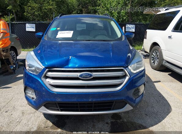 1FMCU9GD1HUC01260 2017 FORD ESCAPE Blue ხელსაწყოთა პანელის ხედი