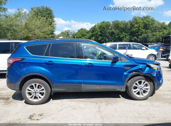 1FMCU9GD1HUC01260 2017 FORD ESCAPE Blue უკანა სალონის ხედი