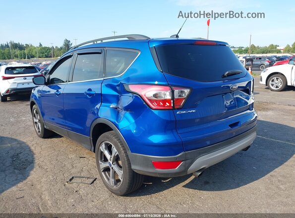 1FMCU9GD1HUC81093 2017 FORD ESCAPE Blue Trasero izquierdo