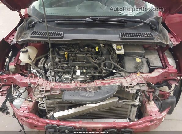 1FMCU9GD1HUD41924 2017 FORD ESCAPE Red უკანა ხედი