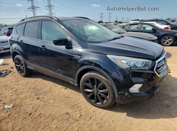 1FMCU9GD1HUD52180 2017 FORD ESCAPE Black წინა მარჯვენა