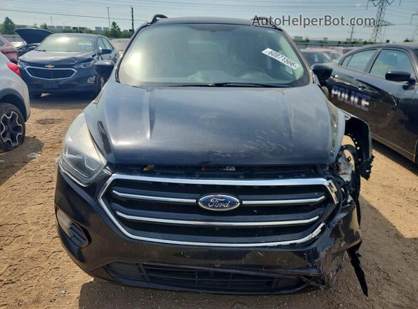 1FMCU9GD1HUD52180 2017 FORD ESCAPE Black წინა ხედი
