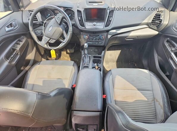 1FMCU9GD1HUD52180 2017 FORD ESCAPE Black წინა პანელის ხედი