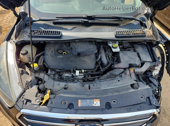 1FMCU9GD1HUD52180 2017 FORD ESCAPE Black უკანა სალონის ხედი