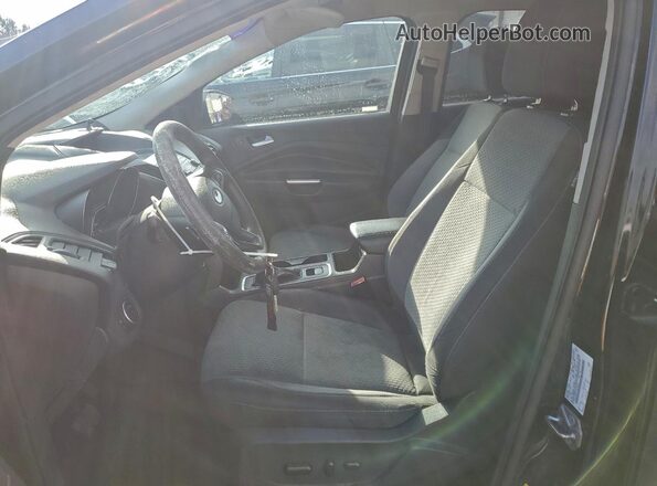 1FMCU9GD1HUE04634 2017 FORD ESCAPE Charcoal Front interior view