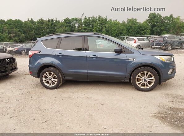 1FMCU9GD1JUA11660 2018 FORD ESCAPE Blue უკანა სალონის ხედი