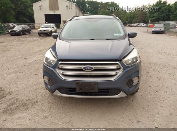 1FMCU9GD1JUA11660 2018 FORD ESCAPE Blue ხელსაწყოთა პანელის ხედი