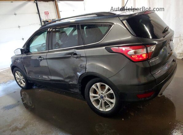 1FMCU9GD1JUA18768 2018 FORD ESCAPE Gray Հետևի ձախ