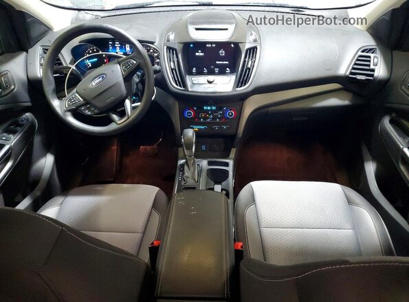 1FMCU9GD1JUA18768 2018 FORD ESCAPE Gray Առջևի վահանակի տեսք
