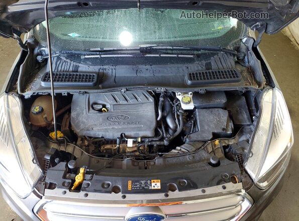 1FMCU9GD1JUA18768 2018 FORD ESCAPE Gray Շարժիչի բաժամունքի տեսք
