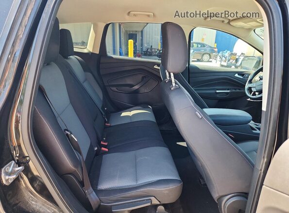1FMCU9GD1JUB07627 2018 FORD ESCAPE Black Вид задньої частини салону