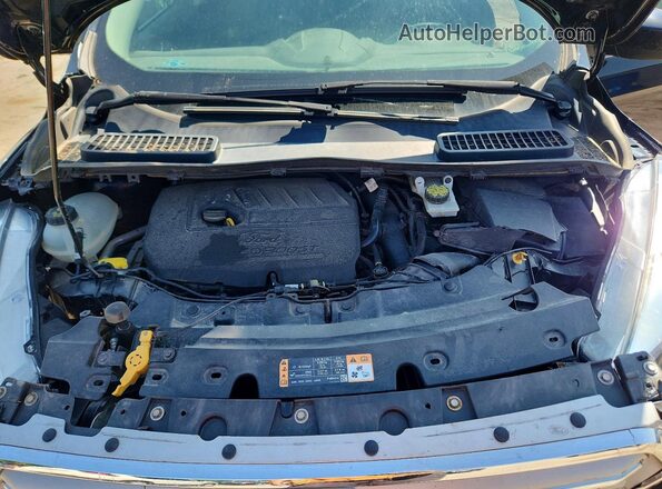 1FMCU9GD1JUB07627 2018 FORD ESCAPE Black Вид підкапотного простору