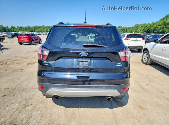 1FMCU9GD1JUB07627 2018 FORD ESCAPE Black Вид ззаду