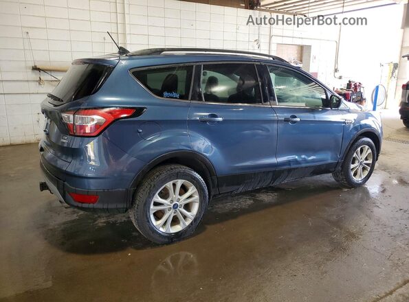 1FMCU9GD1JUB13573 2018 FORD ESCAPE Blue Задня права чверть