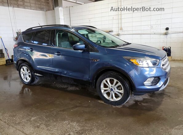 1FMCU9GD1JUB13573 2018 FORD ESCAPE Blue Передня права чверть
