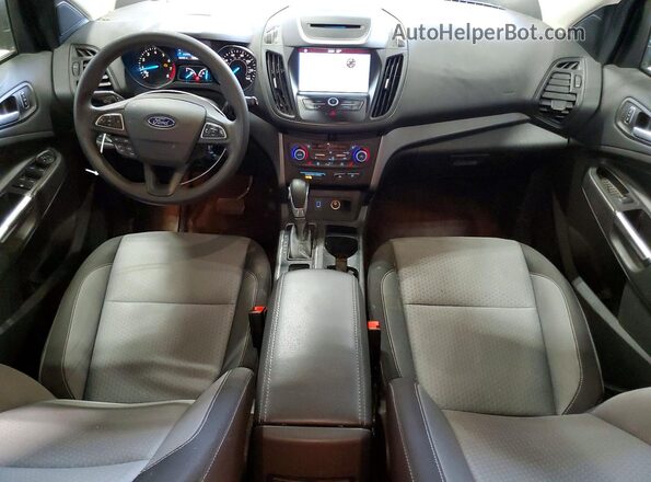 1FMCU9GD1JUB13573 2018 FORD ESCAPE Blue Вид панелі приладів