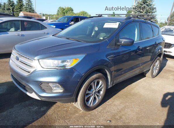1FMCU9GD1JUC57706 2018 FORD ESCAPE Blue Przód lewy