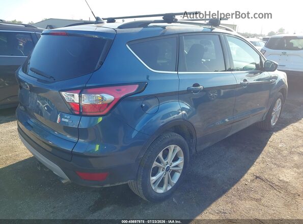 1FMCU9GD1JUC57706 2018 FORD ESCAPE Blue Tył prawy