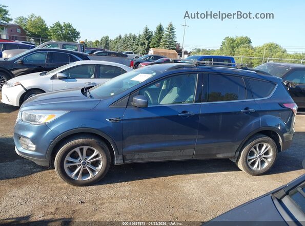 1FMCU9GD1JUC57706 2018 FORD ESCAPE Blue Widok wnętrza 360 stopni