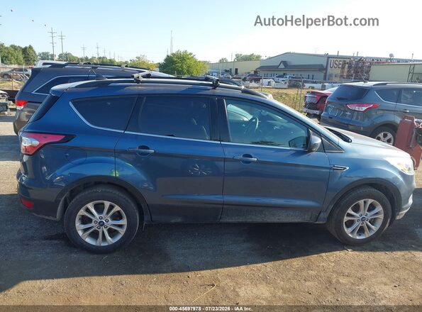 1FMCU9GD1JUC57706 2018 FORD ESCAPE Blue Widok wnętrza z tyłu